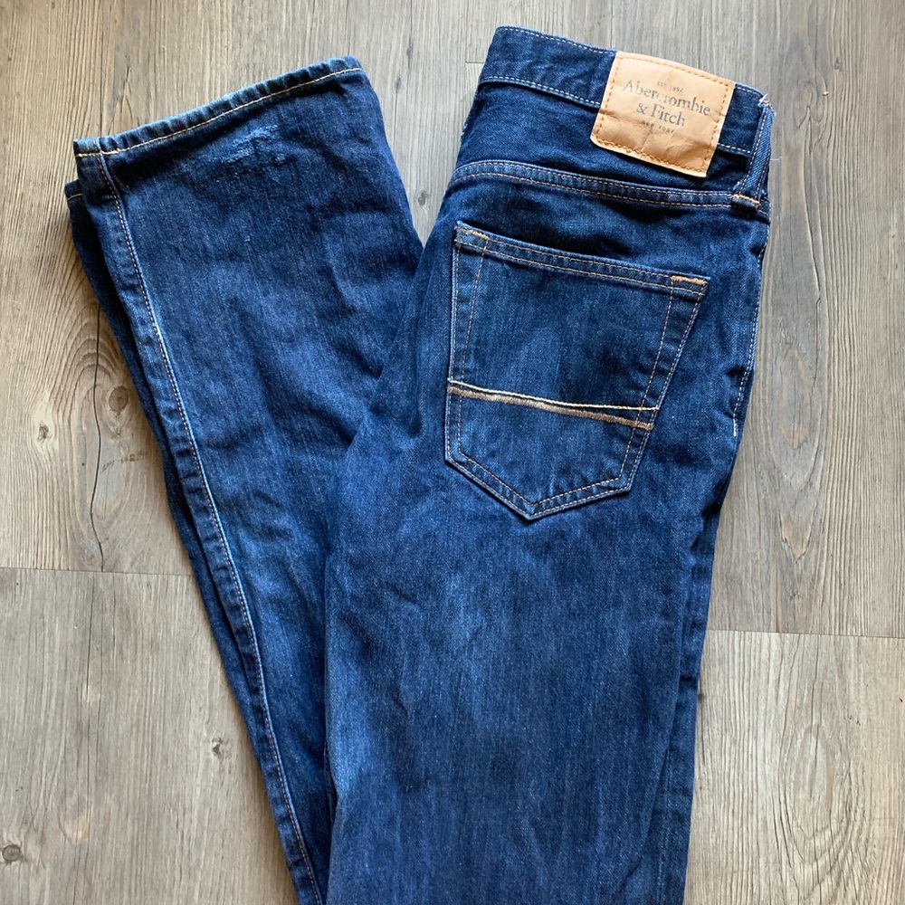 Men’s Slim Straight Abercrombie Dark wash Jeans